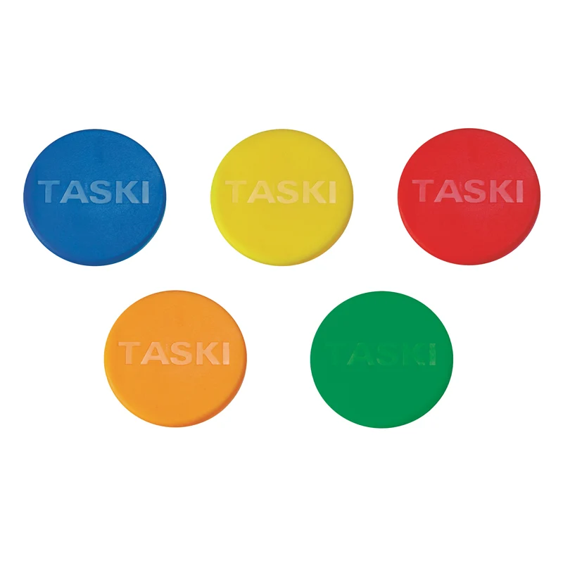 Set bottoni colorati per telaio JonMaster Diversey TASKI Ultra Plus Colour Coding Set 4 pezzi DISPONIBILE IN 7 GIORNI LAVORATIVI