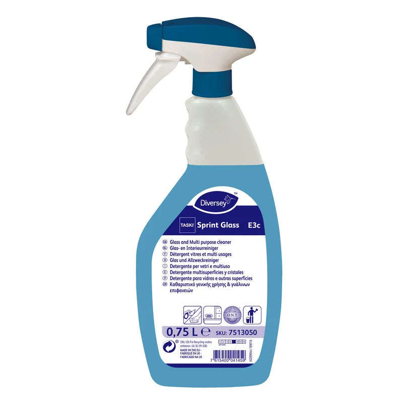 Detergente per vetri e multiuso Diversey TASKI Sprint Glass 750 ml DISPONIBILE IN 7 GIORNI LAVORATIVI