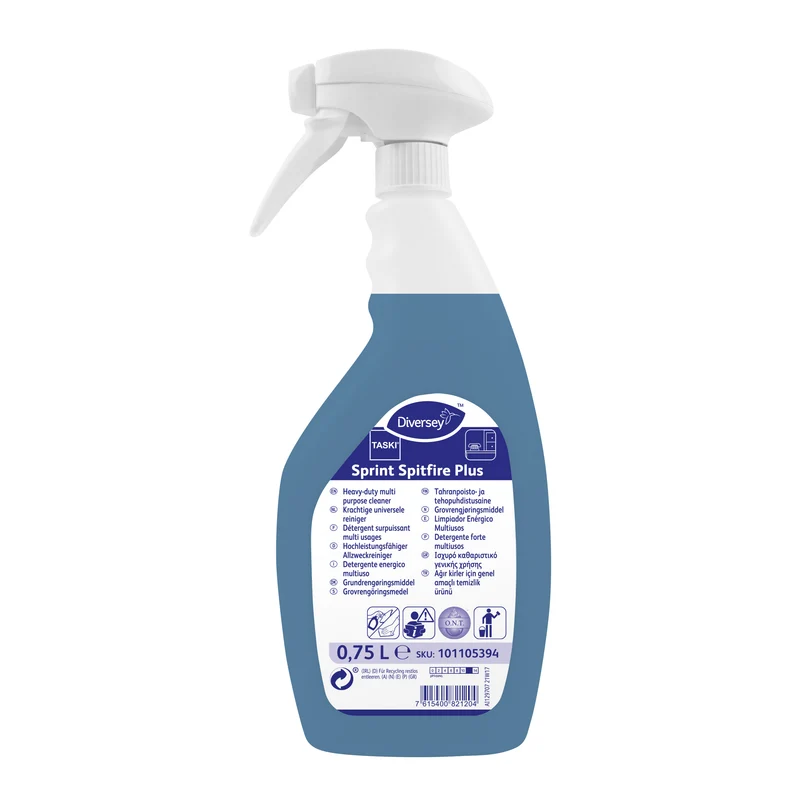 Detergente multiuso per sporco pesante Diversey TASKI Sprint Spitfire Plus 6x750 ml DISPONIBILE IN 7 GIORNI LAVORATIVI