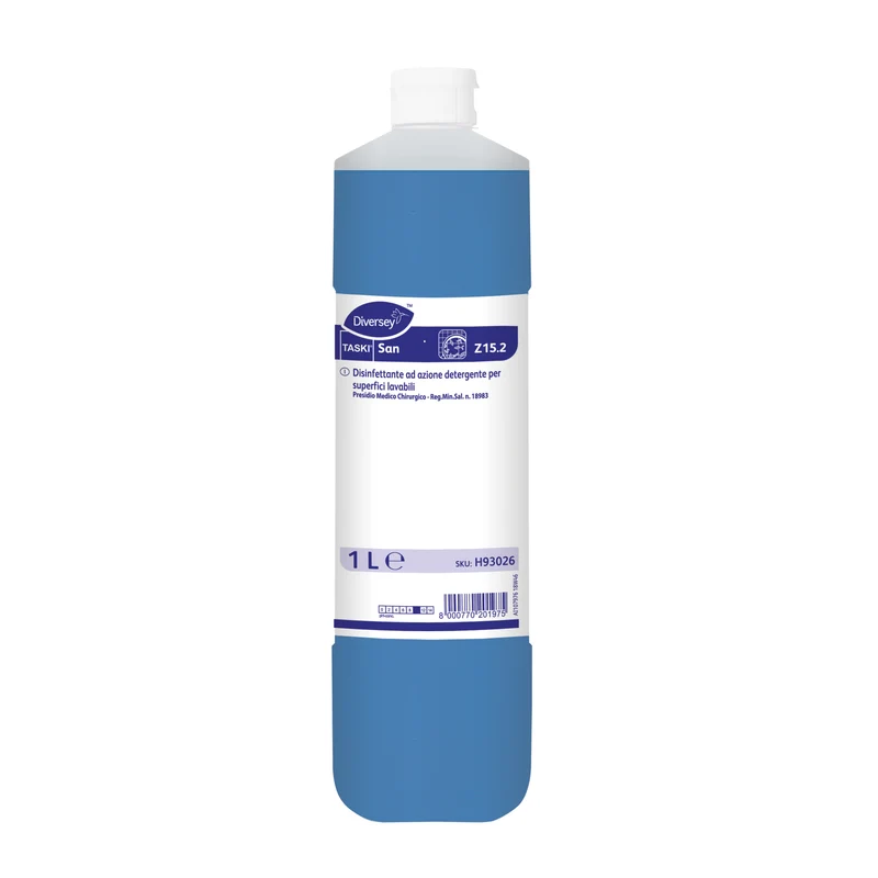 Disinfettante detergente ai sali quaternari Diversey TASKI San Z15.2 1 litro DISPONIBILE IN 7 GIORNI LAVORATIVI