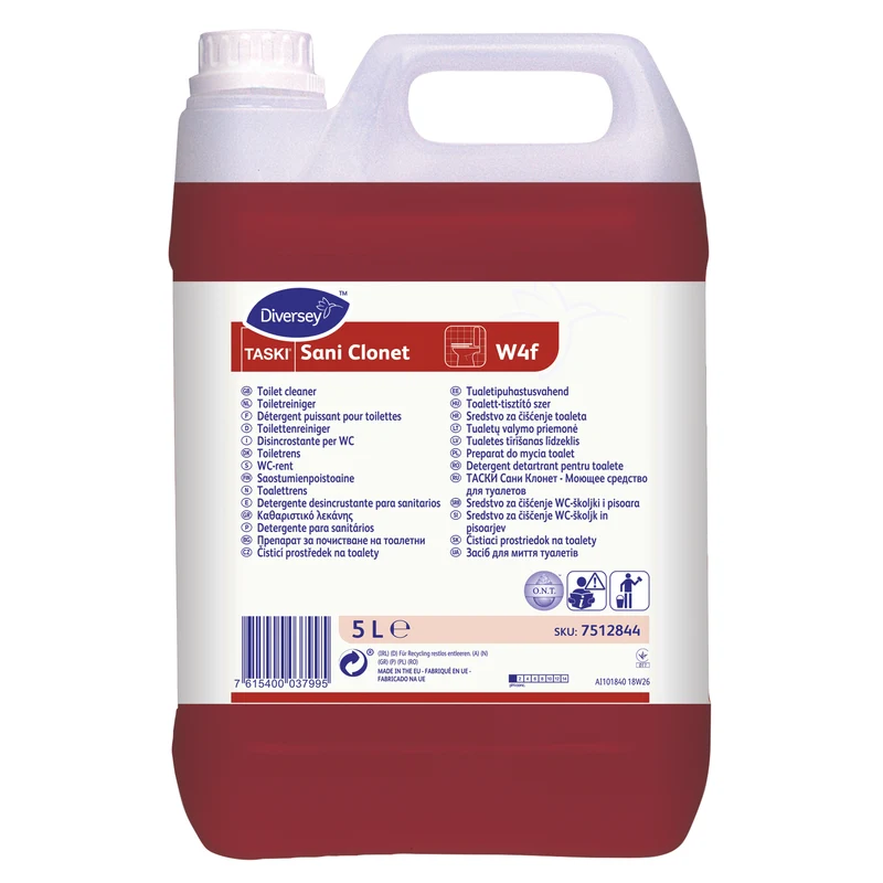 Disincrostante per WC Diversey TASKI Sani Clonet 5 litri DISPONIBILE IN 7 GIORNI LAVORATIVI