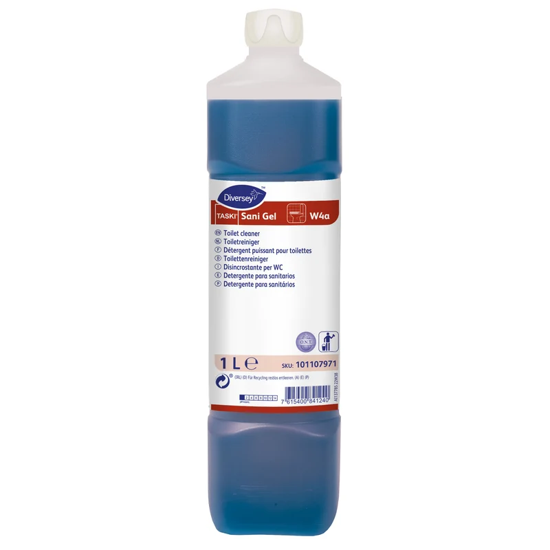 Detergente per il bagno Diversey TASKI Sani Gel W4a 6x1 litro DISPONIBILE IN 7 GIORNI LAVORATIVI