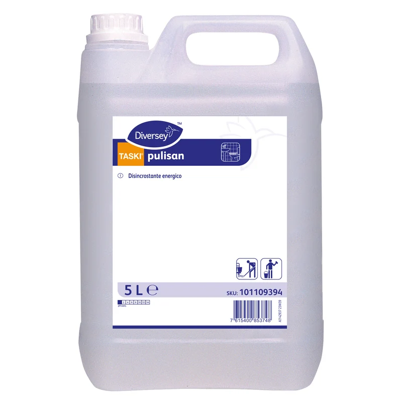 Disincrostante energico per sporchi pesanti Diversey TASKI pulisan 2x5 litri DISPONIBILE IN 7 GIORNI LAVORATIVI