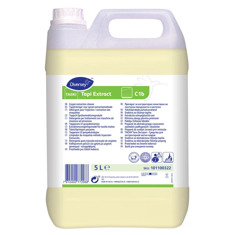 Detergente per moquette a iniezione-estrazione Diversey TASKI Tapi Extract C1b 2x5 litri DISPONIBILE IN 7 GIORNI LAVORATIVI