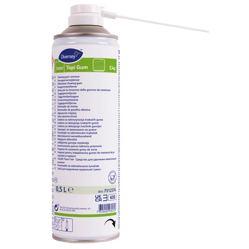 Spray per la rimozione del chewing-gum Diversey TASKI Tapi Gum C4q 6x500 ml DISPONIBILE IN 7 GIORNI LAVORATIVI