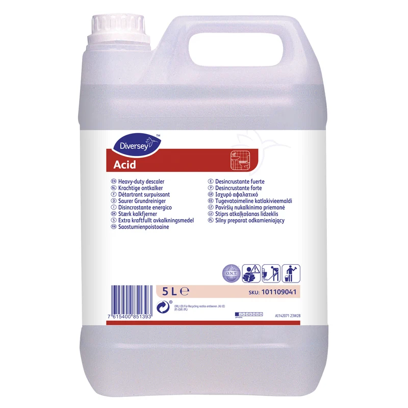 Disincrostante per impieghi gravosi Diversey Acid 5 litri DISPONIBILE IN 7 GIORNI LAVORATIVI
