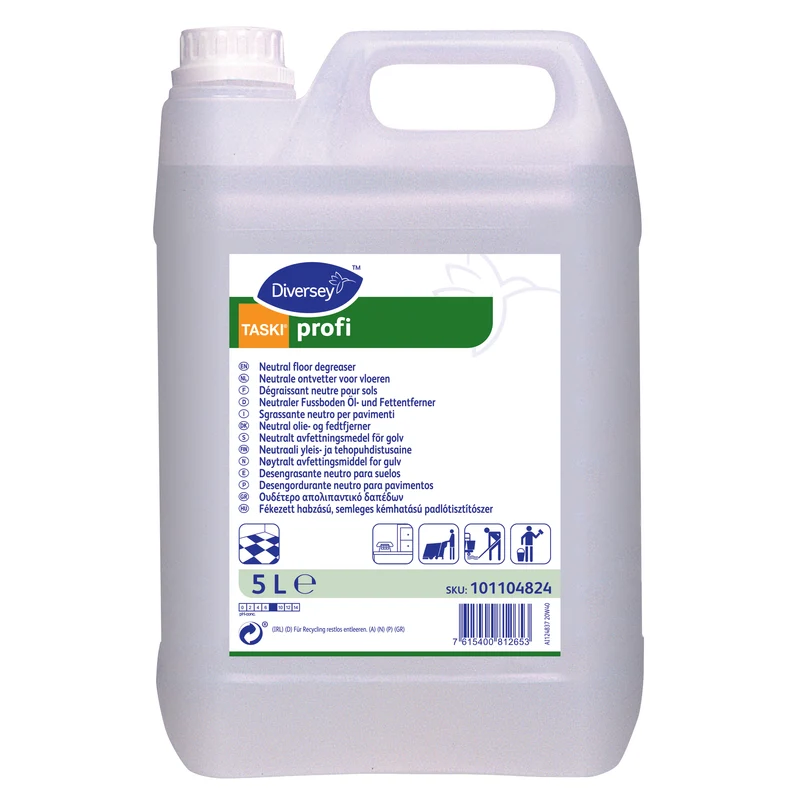 Sgrassante leggermente alcalino Diversey TASKI profi 2x5 litri DISPONIBILE IN 7 GIORNI LAVORATIVI