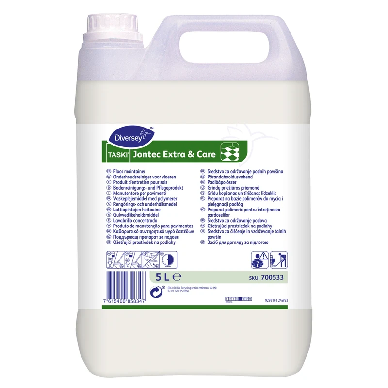 Detergente Manutentore per pavimenti Diversey TASKI Jontec Extra & Care 5 litri DISPONIBILE IN 7 GIORNI LAVORATIVI