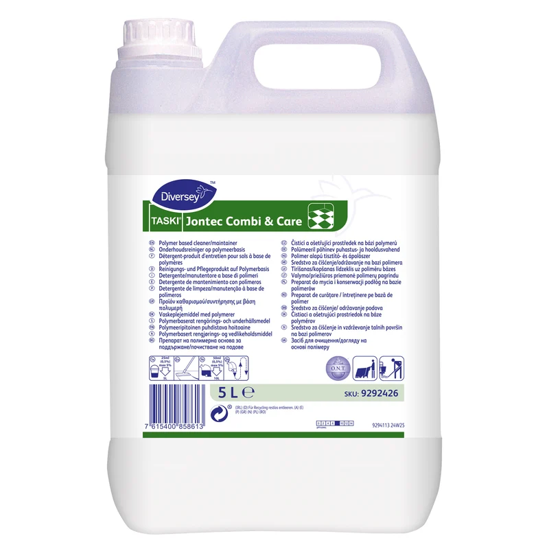 Detergente manutentore polimerico per pavimenti Diversey TASKI Jontec Combi & Care 5 litri DISPONIBILE IN 7 GIORNI LAVORATIVI