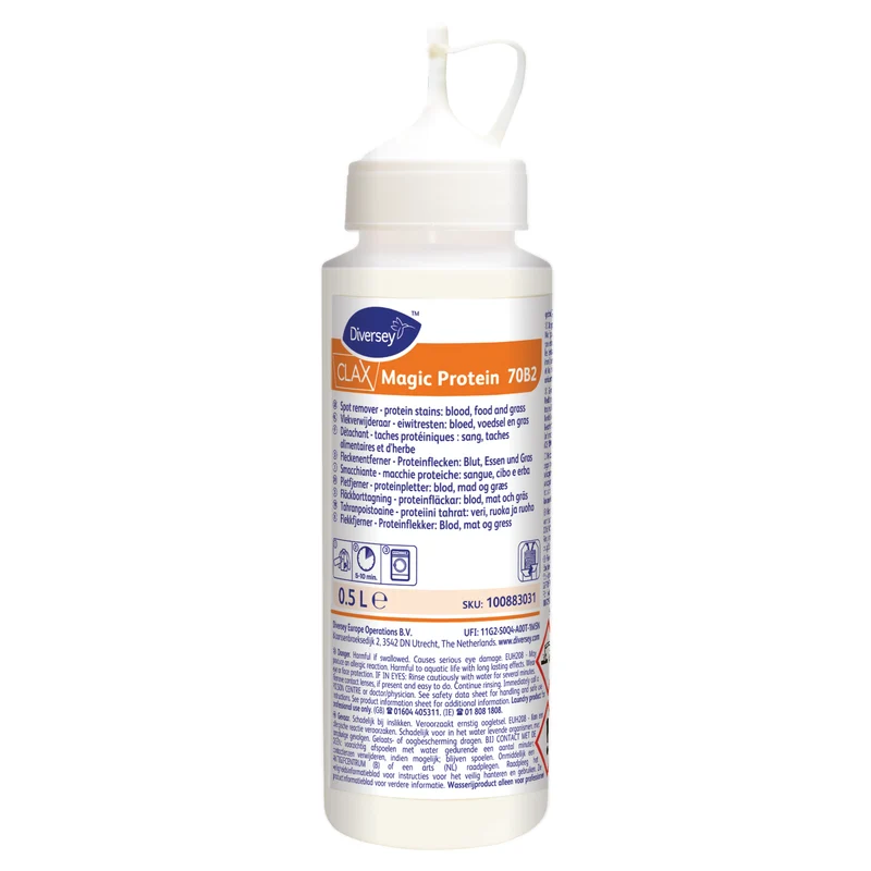 Smacchiante per sangue cibo ed erba Diversey Clax Magic Protein 70B2 500 ml DISPONIBILE IN 7 GIORNI LAVORATIVI