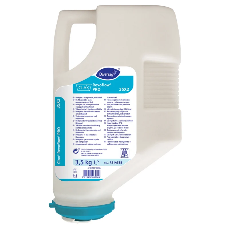 Detersivo in polvere con candeggianti Diversey Clax Revoflow PRO 35X2 3,5 kg DISPONIBILE IN 7 GIORNI LAVORATIVI