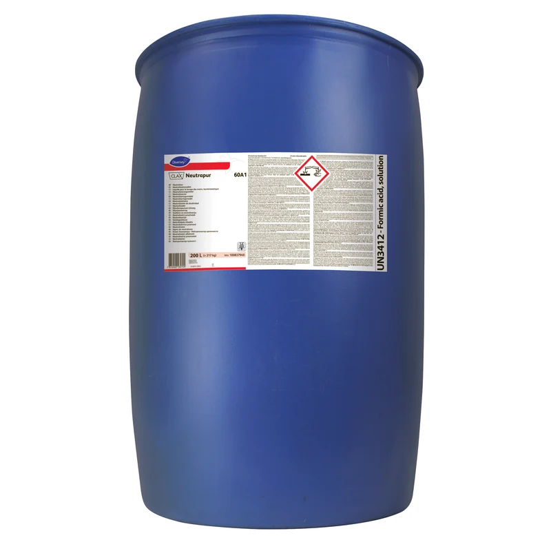 Neutralizzante dell’alcalinità Diversey Clax Neutrapur 60A1 200 litri DISPONIBILE IN 7 GIORNI LAVORATIVI