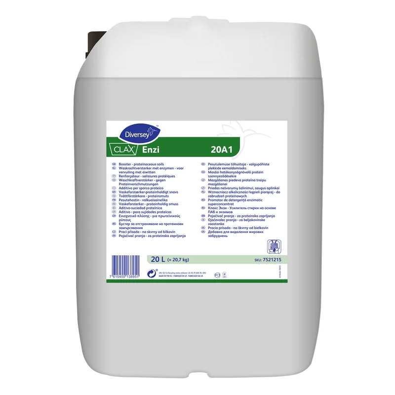Detergente enzimatico per sporco proteico Diversey Clax Enzi 20A1 20 litri DISPONIBILE IN 7 GIORNI LAVORATIVI
