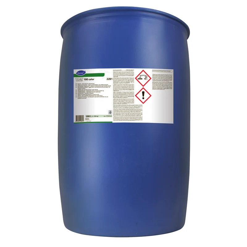 Additivo per sporco alimentare su biancheria colorata Diversey Clax 100 color 22B1 200 litri DISPONIBILE IN 7 GIORNI LAVORATIVI