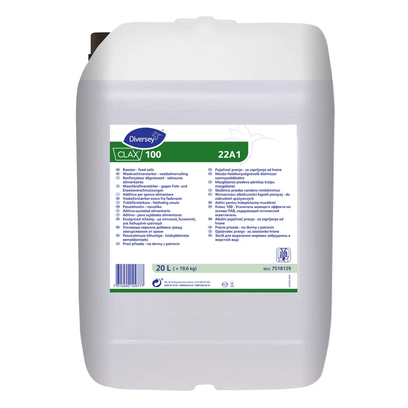 Additivo per sporco alimentare Diversey Clax 100 22A1 20 litri DISPONIBILE IN 7 GIORNI LAVORATIVI