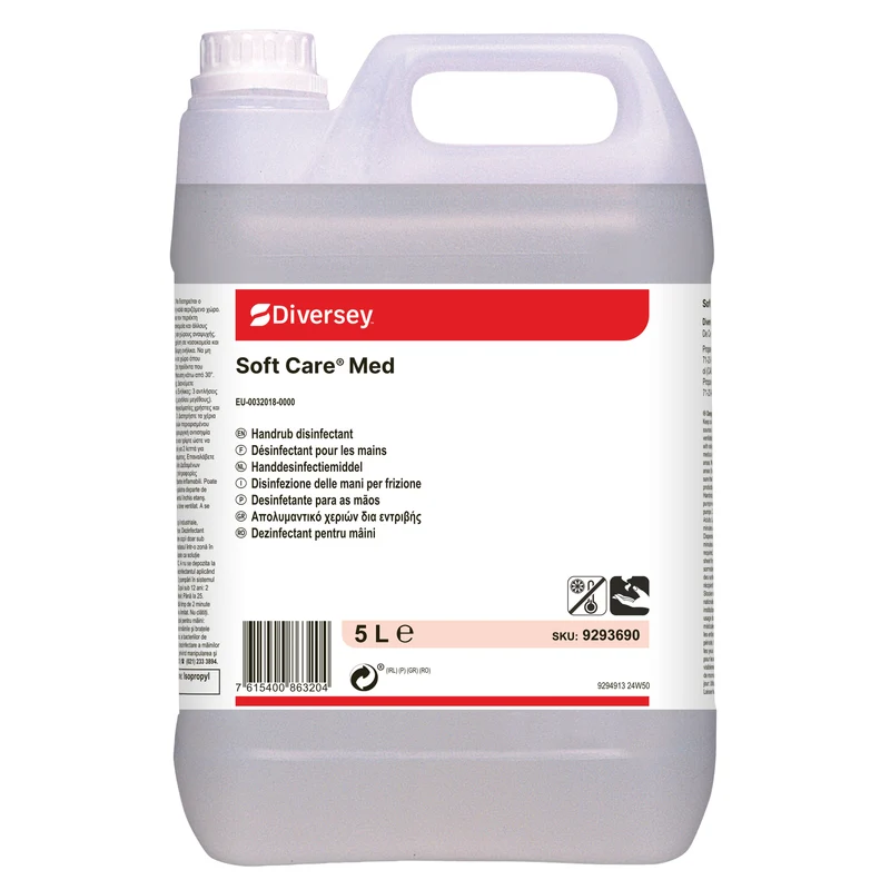 Disinfezione delle mani per frizione Diversey Soft Care Med 2x5 litri DISPONIBILE IN 7 GIORNI LAVORATIVI