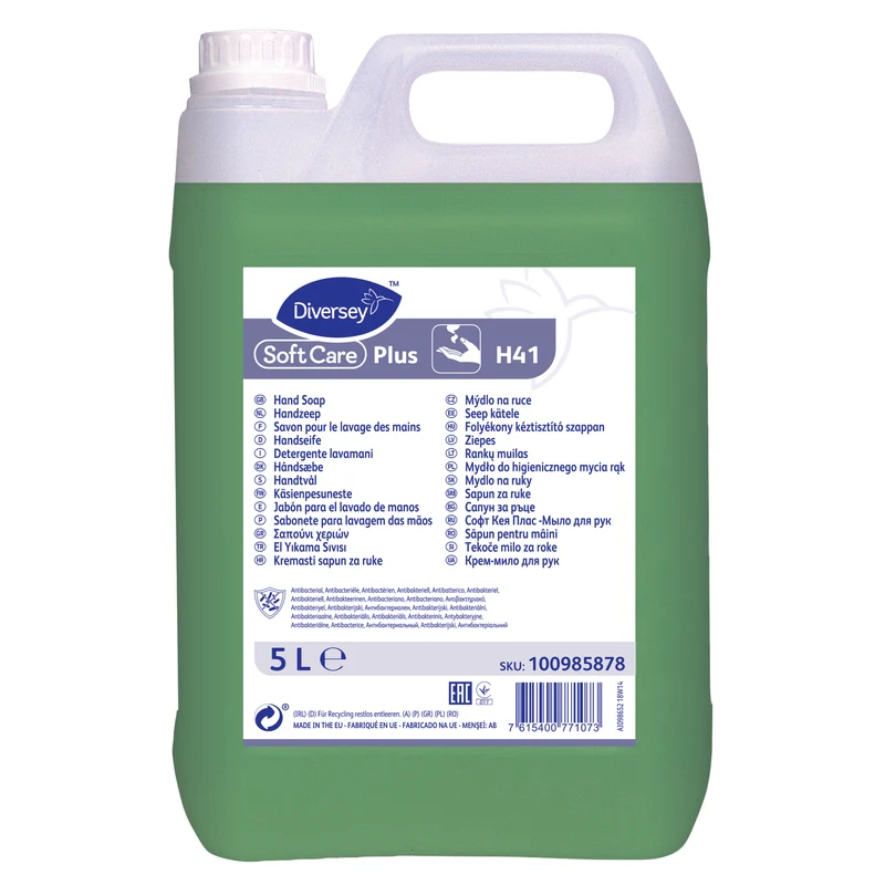 Sapone lavamani igienizzante Diversey Soft Care Plus H41 5 litri DISPONIBILE IN 7 GIORNI LAVORATIVI