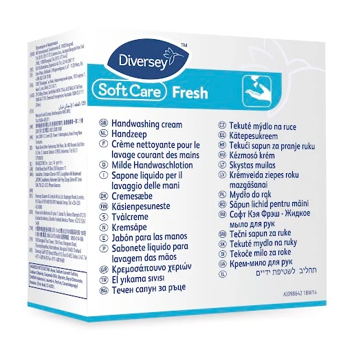 Detergente lavamani profumato Diversey Soft Care Fresh 6x800 ml DISPONIBILE IN 7 GIORNI LAVORATIVI