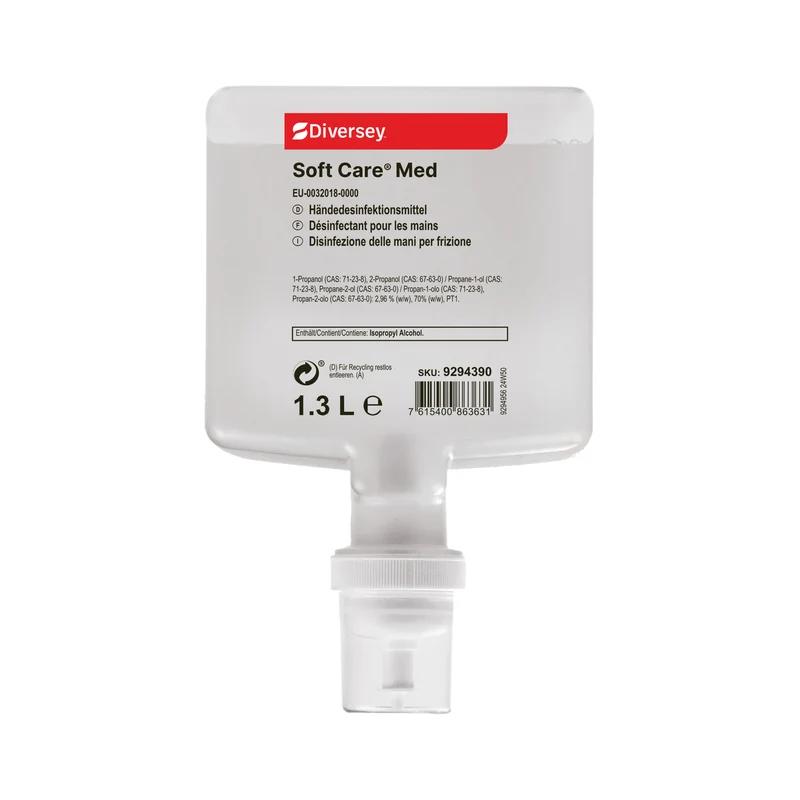 Disinfezione delle mani per frizione Diversey Soft Care Med 4x1,3 litri DISPONIBILE IN 7 GIORNI LAVORATIVI