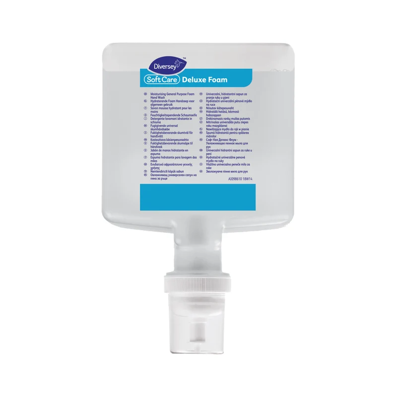 Detergente lavamani idratante in schiuma Diversey Soft Care Deluxe Foam 4x1,3 litri DISPONIBILE IN 7 GIORNI LAVORATIVI