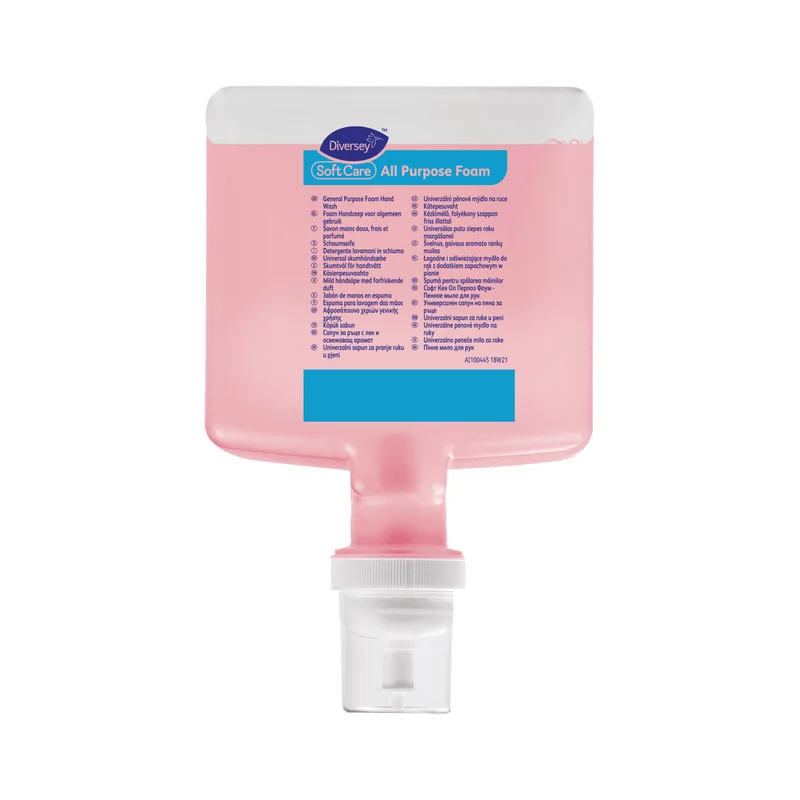 Detergente lavamani in schiuma Diversey Soft Care All Purpose Foam 1,3 litri DISPONIBILE IN 7 GIORNI LAVORATIVI