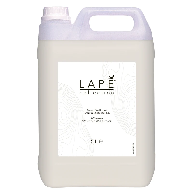 Crema idratante profumata mani e corpo Diversey LAPĒ Collection Sakura Sea Breeze Hand & Body Lotion 5 litri DISPONIBILE IN 7 GIORNI LAVORATIVI
