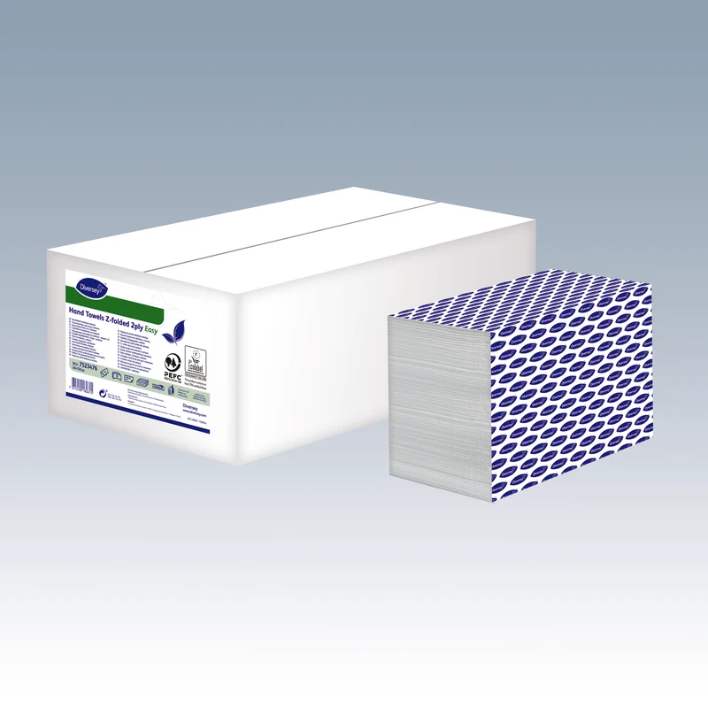 Asciugamani di carta piegati a Z Diversey Hand Towel Z-Folded Easy 21 x 24 cm 20 pezzi DISPONIBILE IN 7 GIORNI LAVORATIVI