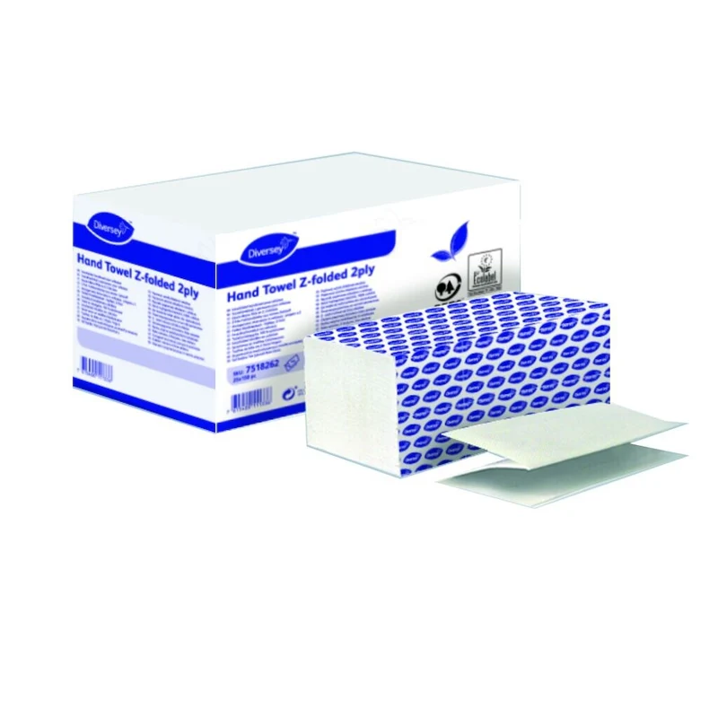 Asciugamani di carta piegati a Z Diversey Hand Towel Z-Folded 20,5 x 24 cm 25 pezzi DISPONIBILE IN 7 GIORNI LAVORATIVI