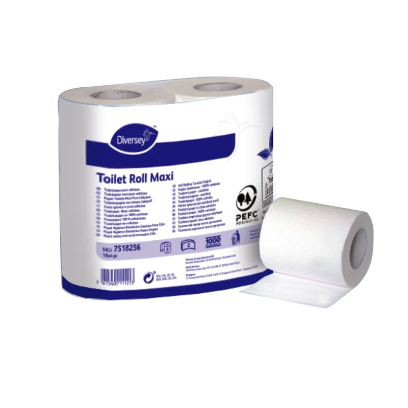 Carta igienica in rotolo Diversey Toilet Roll Maxi 52 m 10 pezzi DISPONIBILE IN 7 GIORNI LAVORATIVI