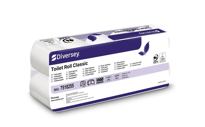 Carta igienica in rotolo Diversey Toilet Roll Classic 16,8 m 1 pezzo DISPONIBILE IN 7 GIORNI LAVORATIVI