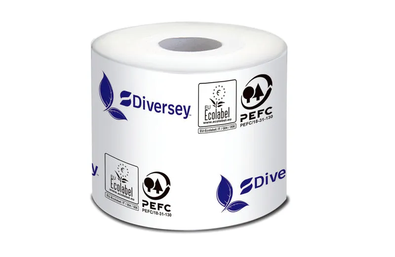 Carta igienica in rotolo Diversey Toilet Roll Hotel Ultrasoft 15,75 m 1 pezzo DISPONIBILE IN 7 GIORNI LAVORATIVI