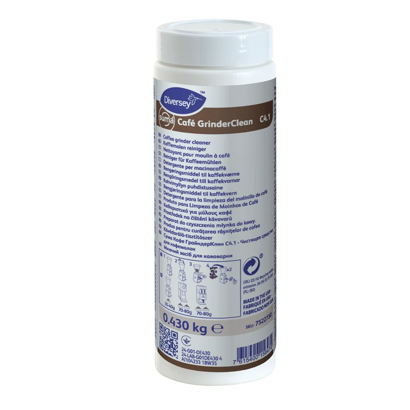 Detergente granulare per macinacaffè Diversey Suma Café GrinderClean C4.1 430 g DISPONIBILE IN 7 GIORNI LAVORATIVI