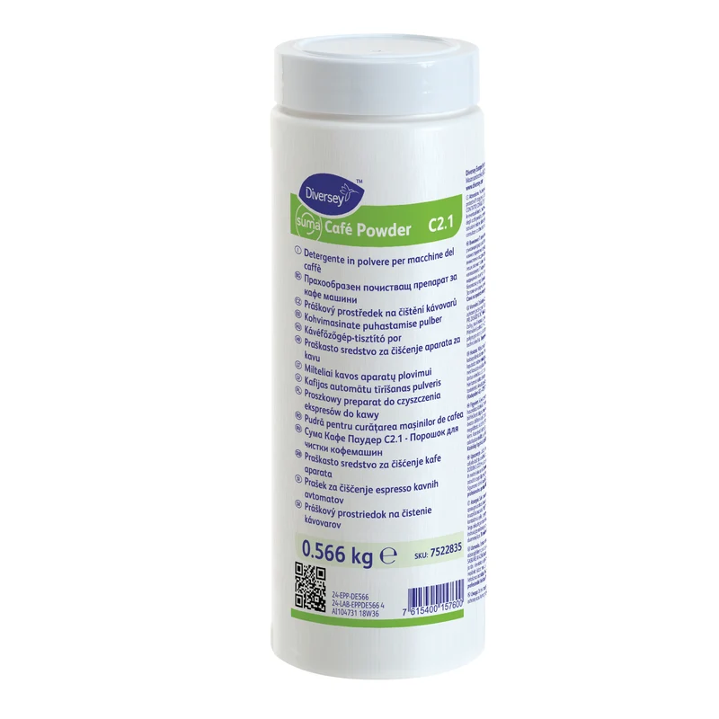 Detergente in polvere per macchine da caffè Diversey Suma Café Powder C2.1 566 g DISPONIBILE IN 7 GIORNI LAVORATIVI