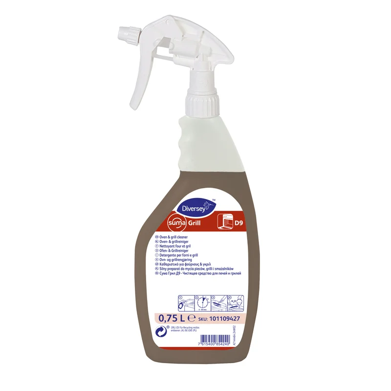 Detergente per forni e grill Diversey Suma Grill D9 750 ml DISPONIBILE IN 7 GIORNI LAVORATIVI