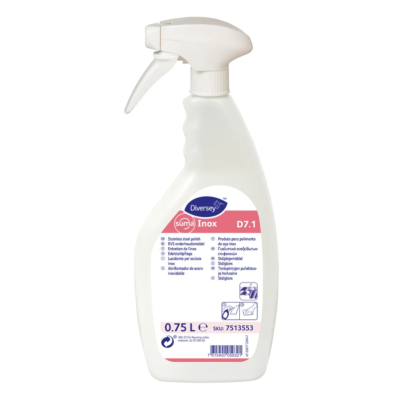 Lucidante per acciaio inox Diversey Suma Inox D7.1 750 ml DISPONIBILE IN 7 GIORNI LAVORATIVI