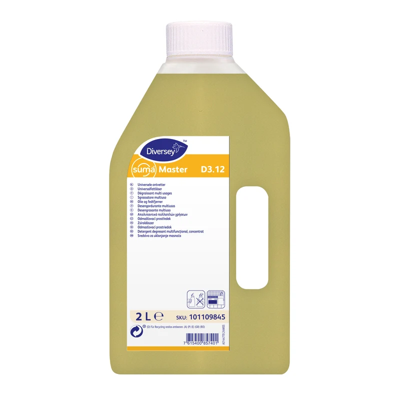 Sgrassante multiuso Diversey Suma Master D3.12 6x2 litri DISPONIBILE IN 7 GIORNI LAVORATIVI