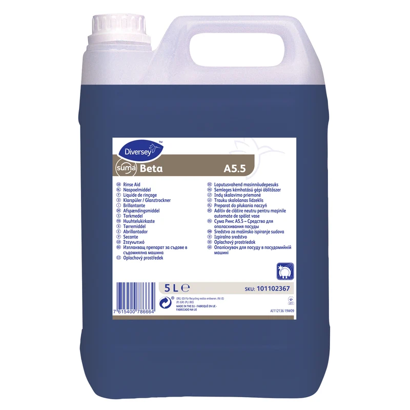 Brillantante neutro Diversey Suma Beta A5.5 2x5 litri DISPONIBILE IN 7 GIORNI LAVORATIVI
