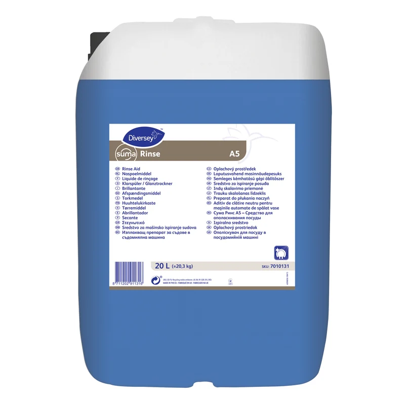 Brillantante neutro Diversey Suma Rinse A5 20 litri DISPONIBILE IN 7 GIORNI LAVORATIVI