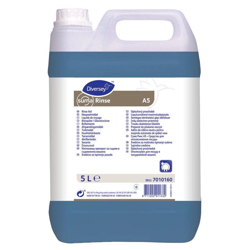 Brillantante neutro Diversey Suma Rinse A5 5 litri DISPONIBILE IN 7 GIORNI LAVORATIVI