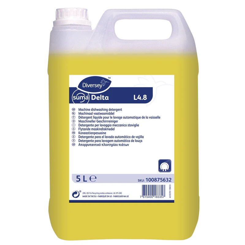 Detergente liquido per lavastoviglie Diversey Suma Delta L4.8 5 litri DISPONIBILE IN 7 GIORNI LAVORATIVI
