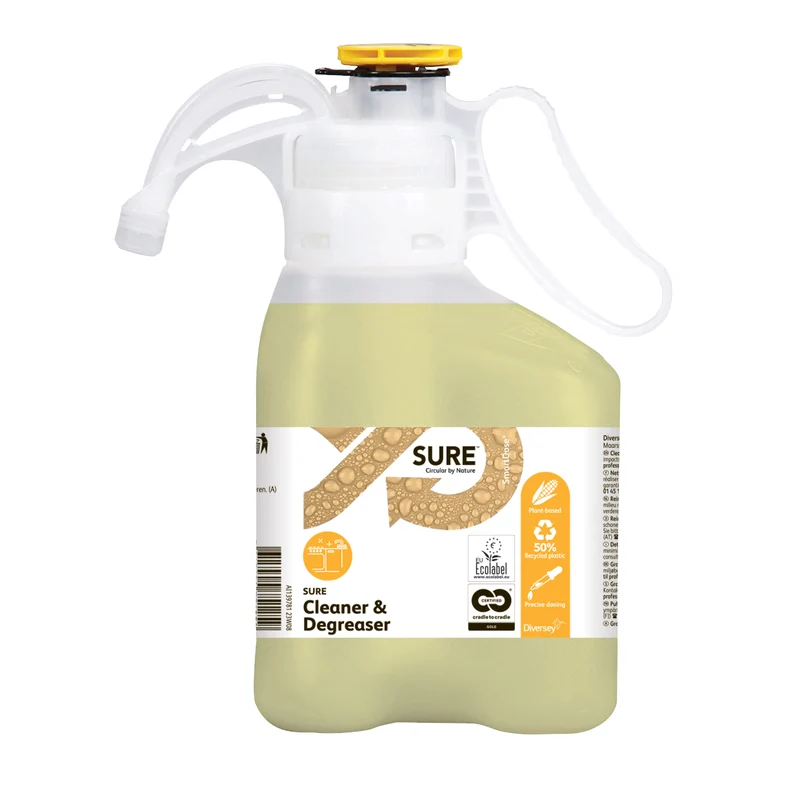 Sgrassatore energico in SmartDose Diversey SURE Cleaner & Degreaser SD 1,4 litri DISPONIBILE IN 7 GIORNI LAVORATIVI