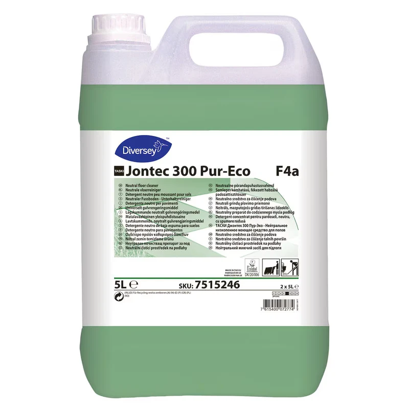 Detergente neutro per pavimenti TASKI Jontec 300 Pur-Eco F4a 5 litri