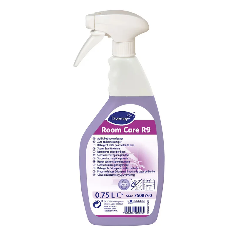 Detergente acido per superfici dure Diversey Room Care R9 750 ml