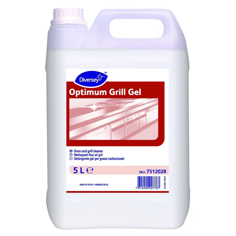 Detergente per forni, grill e friggitrici Diversey Optimum Grill Gel 5 litri