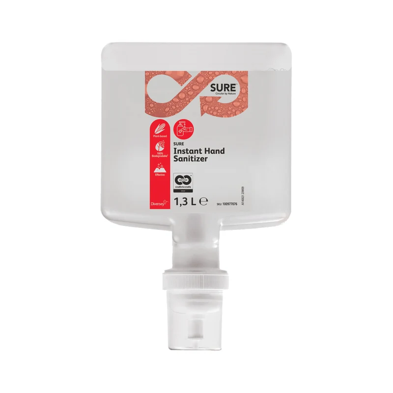 Disinfettante mani in schiuma senza risciacquo Diversey SURE Instant Hand Sanitizer 4x1,3 litri DISPONIBILE IN 7 GIORNI LAVORATIVI