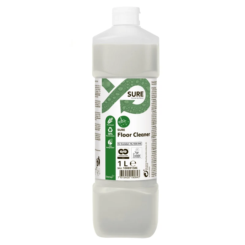 Detergente neutro per pavimenti Diversey SURE Floor Cleaner 1 litro DISPONIBILE IN 7 GIORNI LAVORATIVI