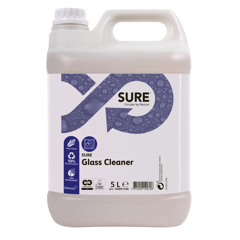 Detergente per vetri e multiuso Diversey SURE Glass Cleaner 2x5 litri DISPONIBILE IN 7 GIORNI LAVORATIVI