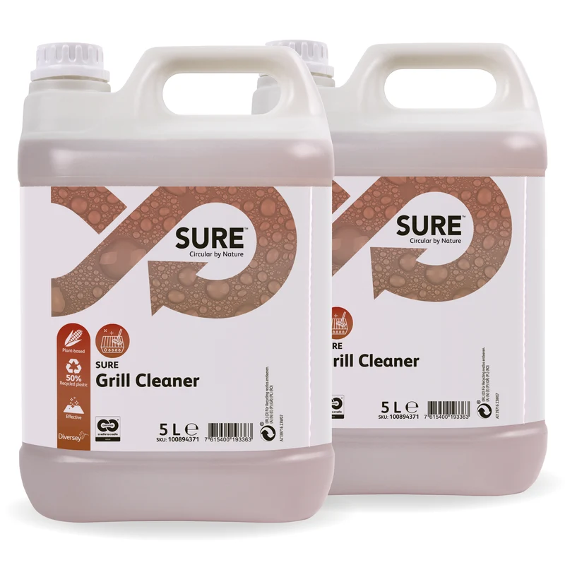 Detergente quotidiano per forni e grill Diversey SURE Grill cleaner 2x5 litri DISPONIBILE IN 7 GIORNI LAVORATIVI
