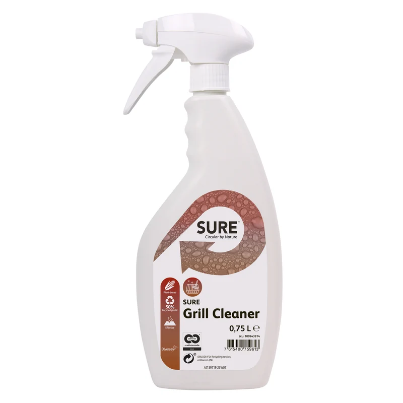Detergente quotidiano per forni e grill Diversey SURE Grill cleaner 750 ml DISPONIBILE IN 7 GIORNI LAVORATIVI