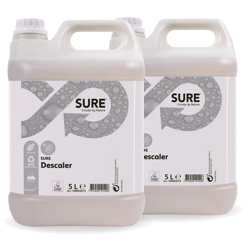 Disincrostante concentrato per uso quotidiano Diversey SURE Descaler 2x5 litri DISPONIBILE IN 7 GIORNI LAVORATIVI